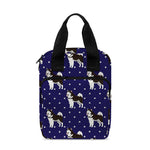 Alaskan Malamute Pattern Print Bible Tote Bag