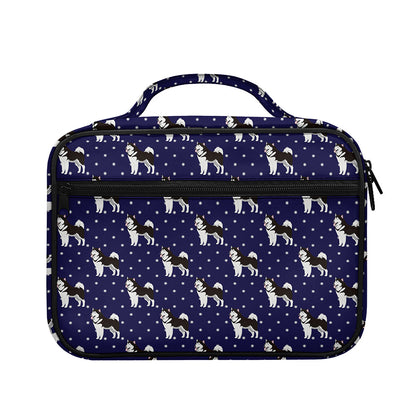 Alaskan Malamute Pattern Print Briefcase Bible Bag