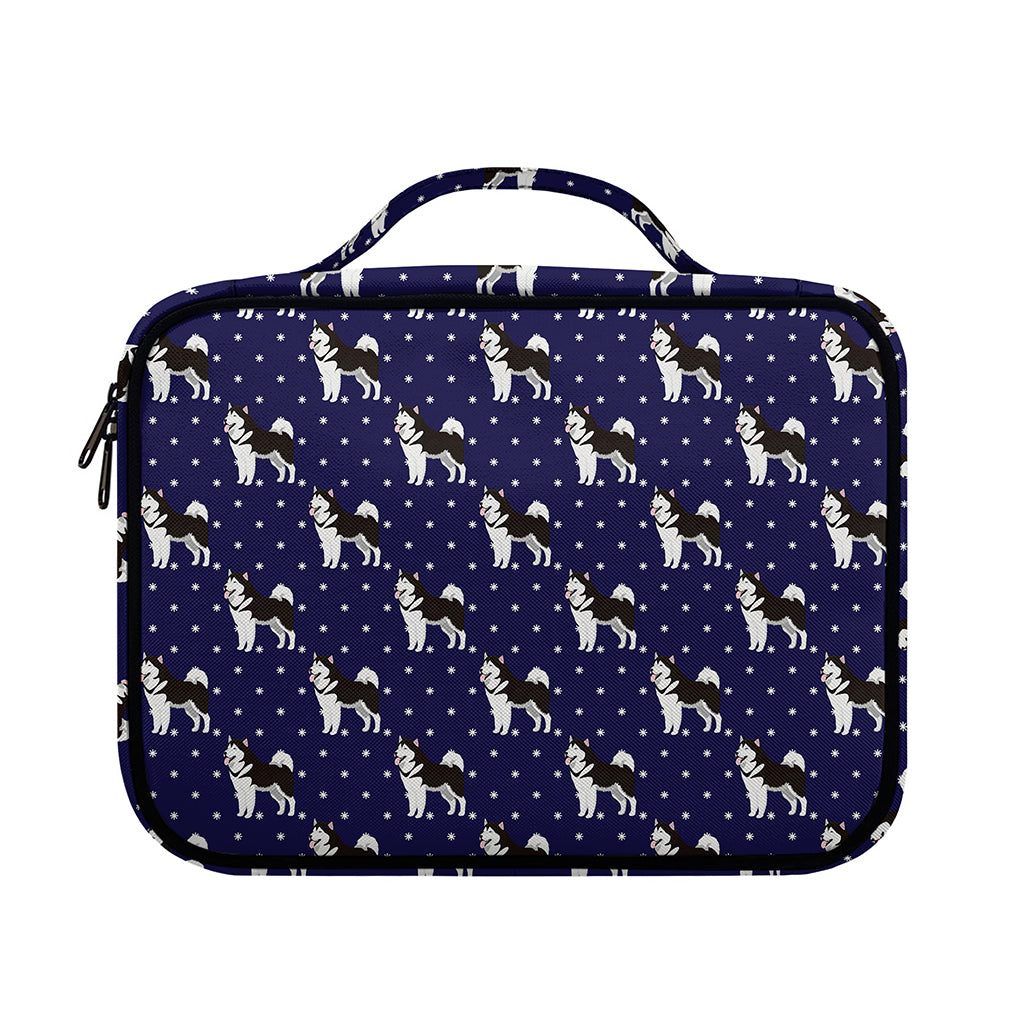 Alaskan Malamute Pattern Print Briefcase Bible Bag