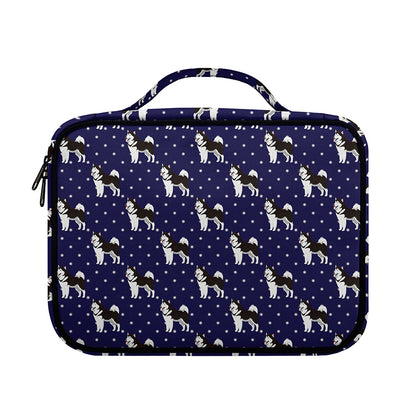 Alaskan Malamute Pattern Print Briefcase Bible Bag