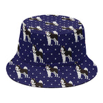 Alaskan Malamute Pattern Print Bucket Hat