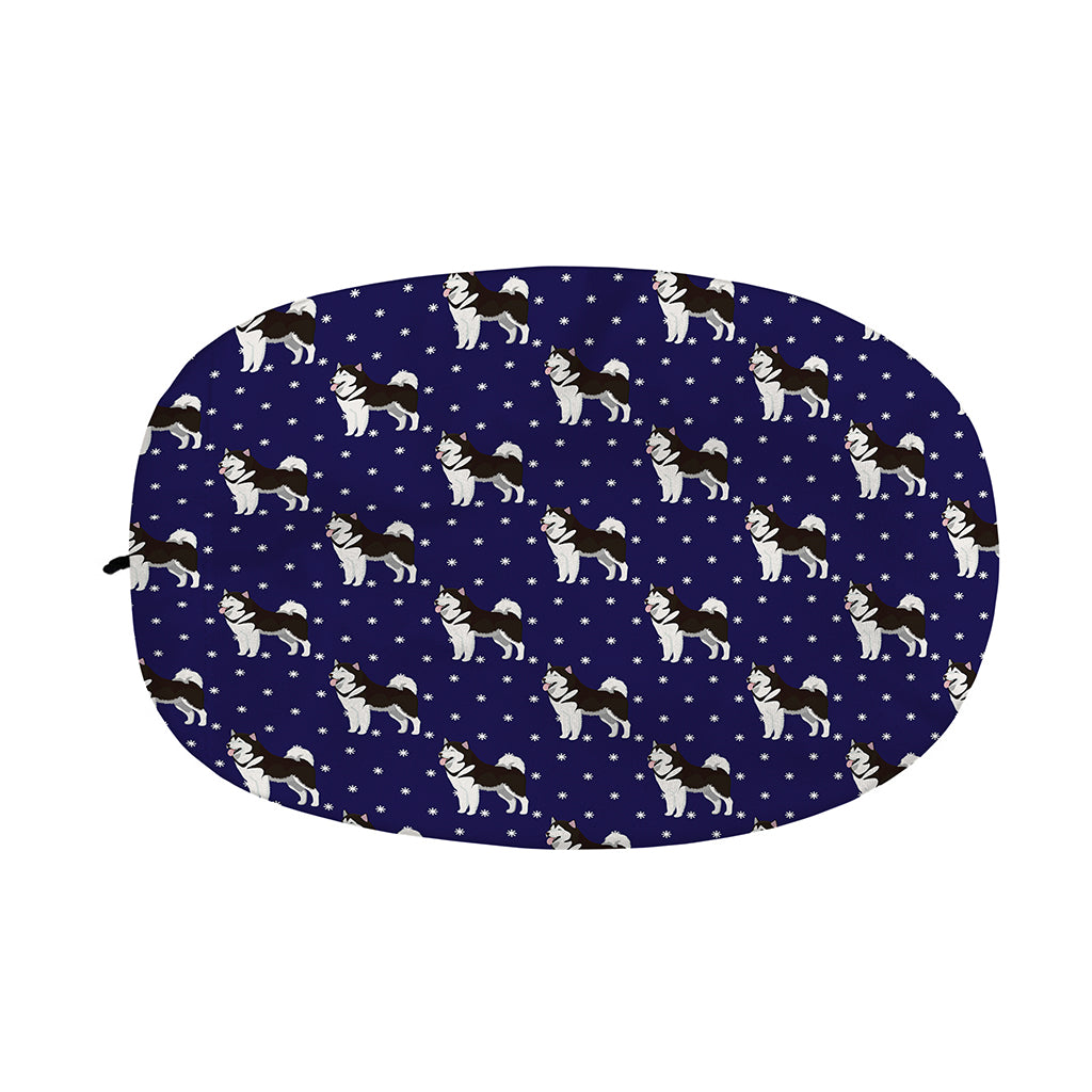 Alaskan Malamute Pattern Print Car Side Mirror Covers