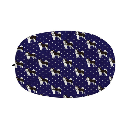 Alaskan Malamute Pattern Print Car Side Mirror Covers