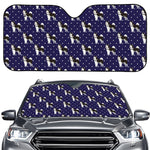 Alaskan Malamute Pattern Print Car Windshield Sun Shade