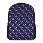 Alaskan Malamute Pattern Print Casual Backpack