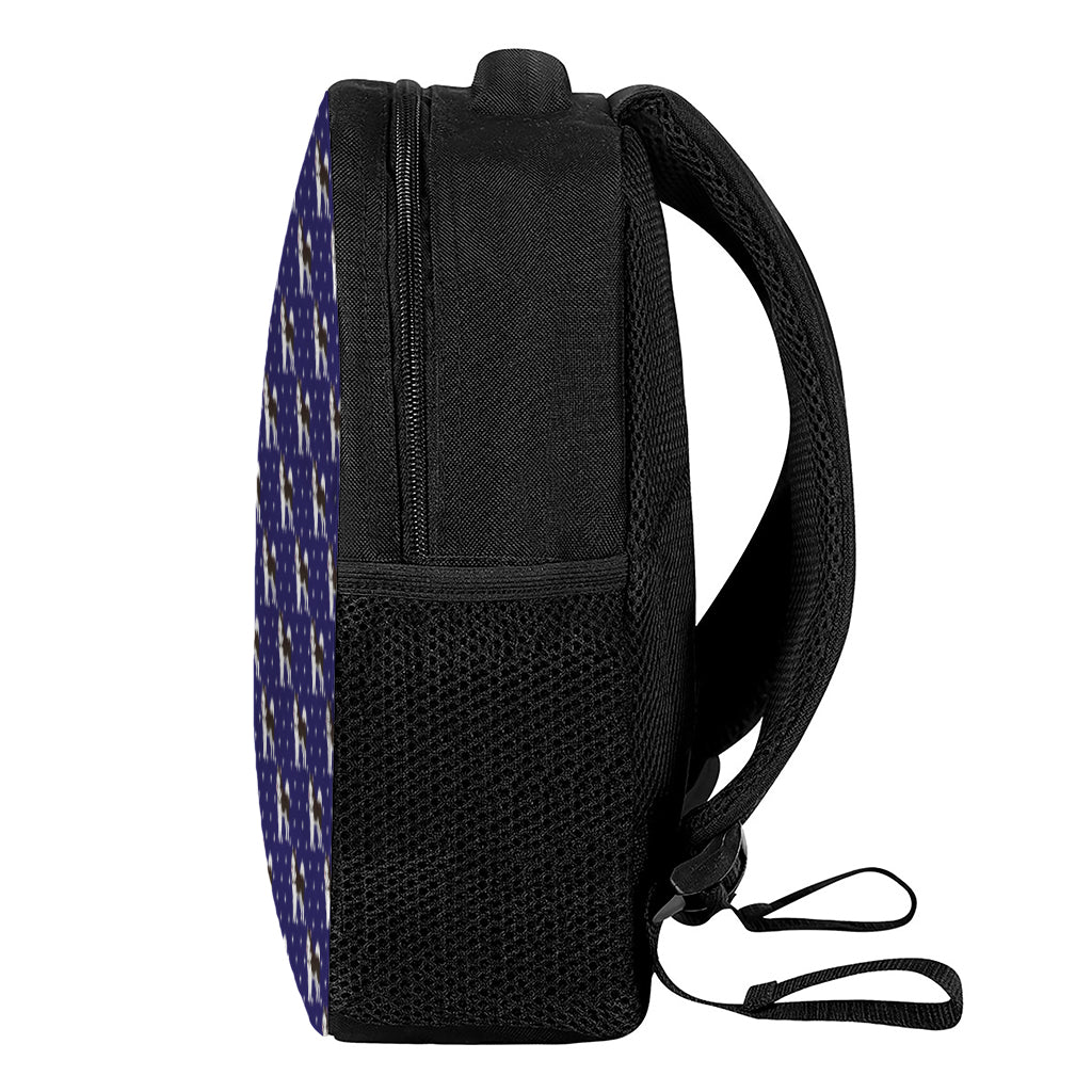 Alaskan Malamute Pattern Print Casual Backpack