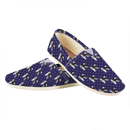Alaskan Malamute Pattern Print Casual Shoes