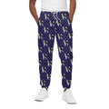 Alaskan Malamute Pattern Print Cotton Sweatpants