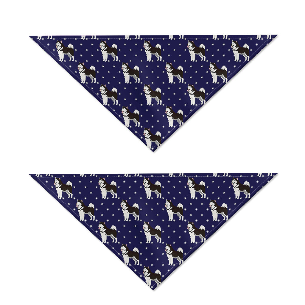 Alaskan Malamute Pattern Print Dog Bandana