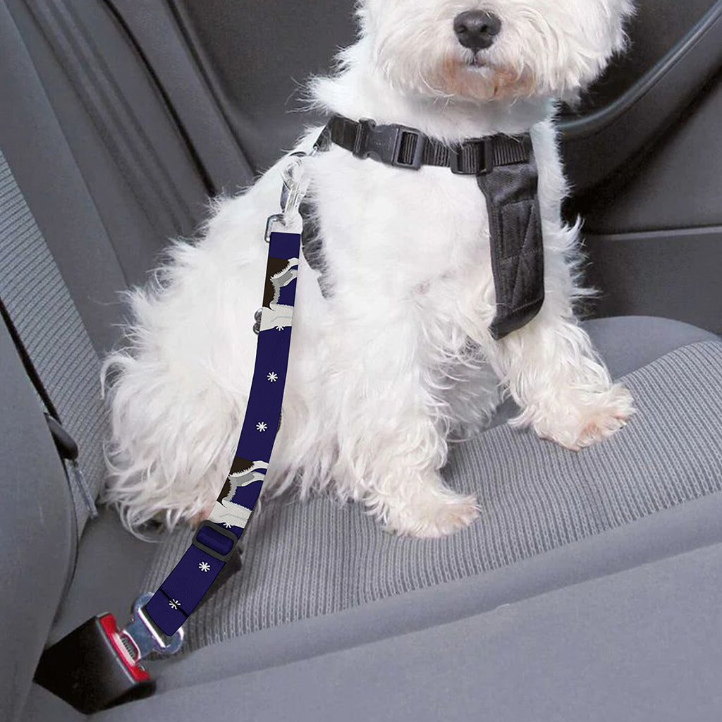 Alaskan Malamute Pattern Print Dog Seat Belt