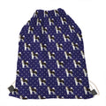Alaskan Malamute Pattern Print Drawstring Bag