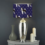 Alaskan Malamute Pattern Print Drum Lamp Shade