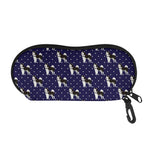 Alaskan Malamute Pattern Print Glasses Case