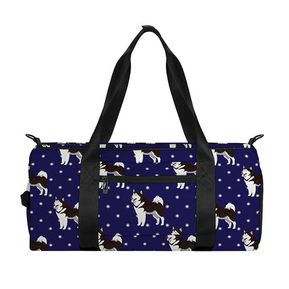 Alaskan Malamute Pattern Print Gym Bag