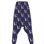 Alaskan Malamute Pattern Print Hammer Pants