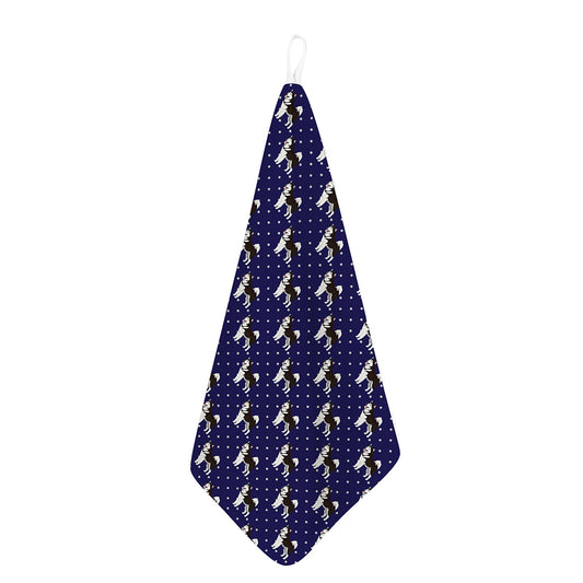 Alaskan Malamute Pattern Print Hand Towel