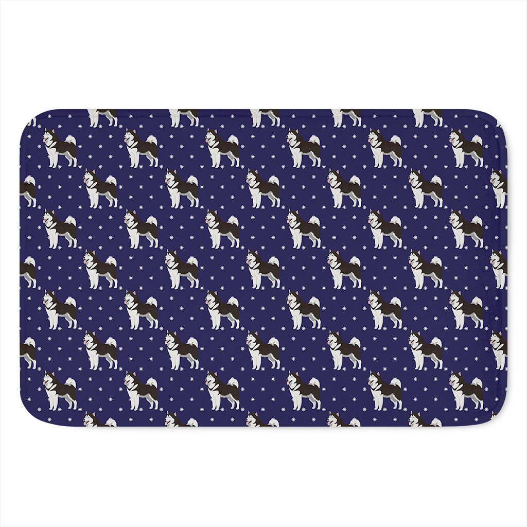 Alaskan Malamute Pattern Print Indoor Door Mat