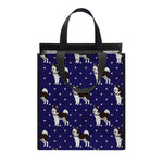 Alaskan Malamute Pattern Print Insulated Lunch Tote