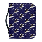 Alaskan Malamute Pattern Print Leather Bible Cover
