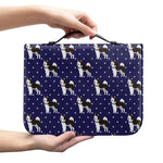 Alaskan Malamute Pattern Print Leather Bible Cover