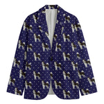 Alaskan Malamute Pattern Print Men's Blazer