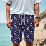 Alaskan Malamute Pattern Print Men's Cargo Shorts