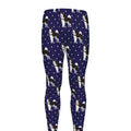 Alaskan Malamute Pattern Print Men's Leggings