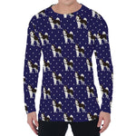 Alaskan Malamute Pattern Print Men's Long Sleeve T-Shirt
