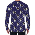 Alaskan Malamute Pattern Print Men's Long Sleeve T-Shirt