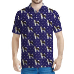 Alaskan Malamute Pattern Print Men's Polo Shirt