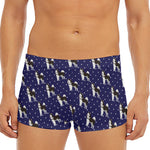 Alaskan Malamute Pattern Print Men's Short Boxer Briefs