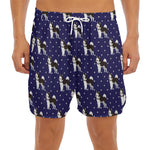 Alaskan Malamute Pattern Print Men's Split Running Shorts