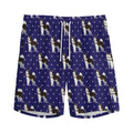Alaskan Malamute Pattern Print Men's Athletic Shorts