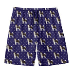 Alaskan Malamute Pattern Print Men's Swim Trunks