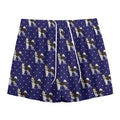 Alaskan Malamute Pattern Print Mesh Shorts