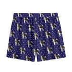 Alaskan Malamute Pattern Print Mesh Shorts