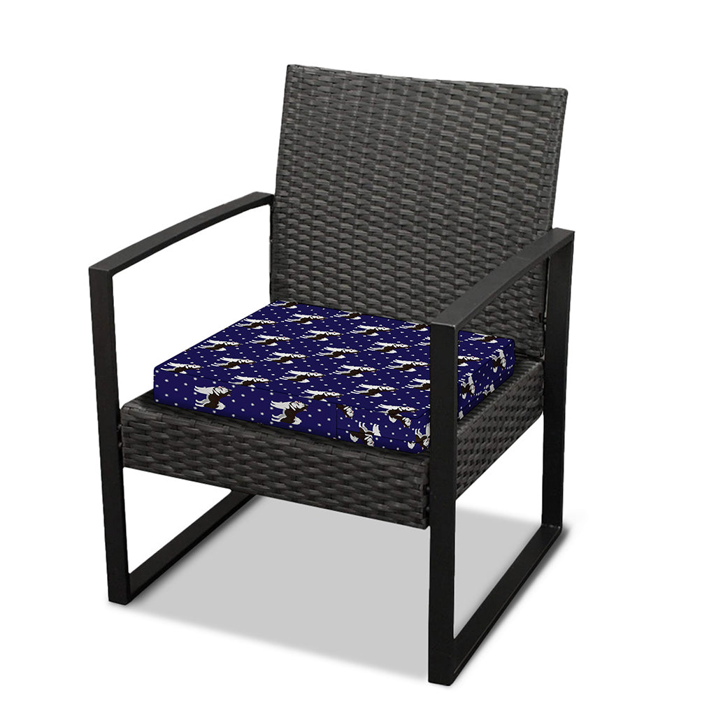 Alaskan Malamute Pattern Print Outdoor Seat Cushion Cover