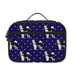 Alaskan Malamute Pattern Print Portable Lunch Bag