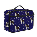 Alaskan Malamute Pattern Print Portable Lunch Bag
