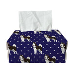 Alaskan Malamute Pattern Print Rectangle Tissue Box Cover