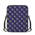 Alaskan Malamute Pattern Print Rectangular Crossbody Bag