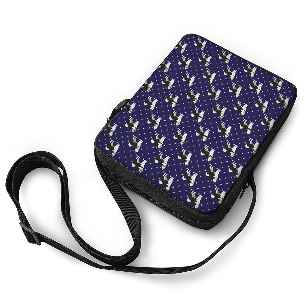 Alaskan Malamute Pattern Print Rectangular Crossbody Bag