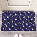 Alaskan Malamute Pattern Print Rubber Doormat
