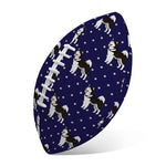 Alaskan Malamute Pattern Print Rugby Ball