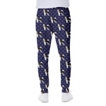 Alaskan Malamute Pattern Print Scuba Joggers