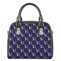 Alaskan Malamute Pattern Print Shoulder Handbag