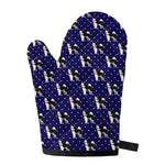 Alaskan Malamute Pattern Print Single Oven Mitt