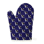 Alaskan Malamute Pattern Print Single Oven Mitt