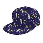 Alaskan Malamute Pattern Print Snapback Cap