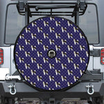 Alaskan Malamute Pattern Print Tire Cover With Camera Hole
